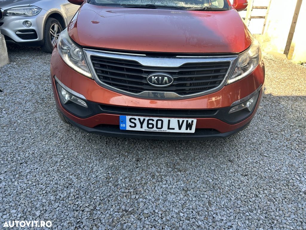 Bara fata Kia Sportage III 2010 - 2016 PORTOCALIU (1238) model fara spalatoare far - 1