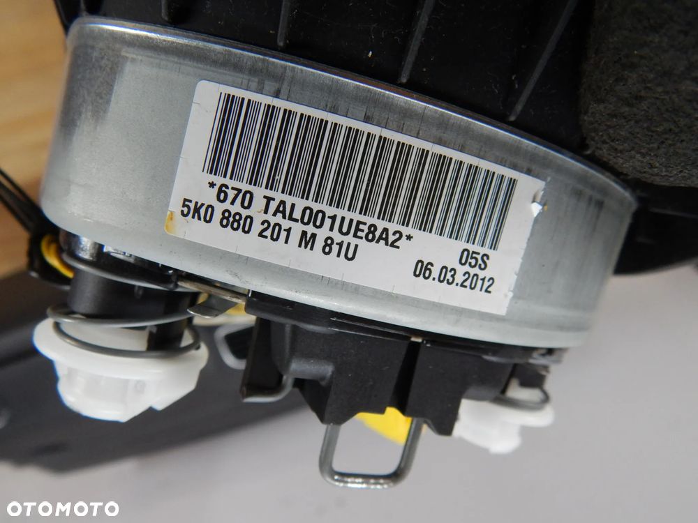 Deska rozdzielcza kokpit pas bezp poduszka airbag VW Polo V 6R 09-17 Łuków części - 7