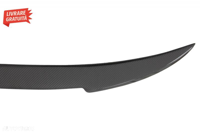Capace oglinzi si Eleron Portbagaj BMW Seria 3 F30 (2011-2018) M4 Design Real Carb- livrare gratuita - 7