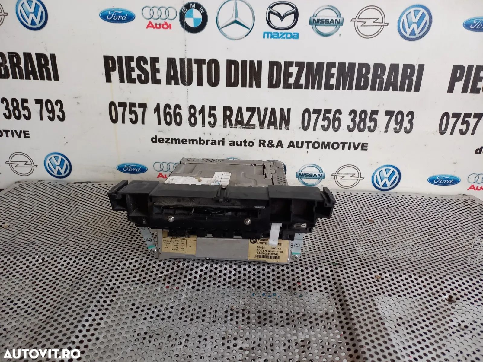 Modul Unitate Radio CD Navigatie Bmw X5 X6 E70 E71 CCC Cod  - Dezmembrari Arad - 1