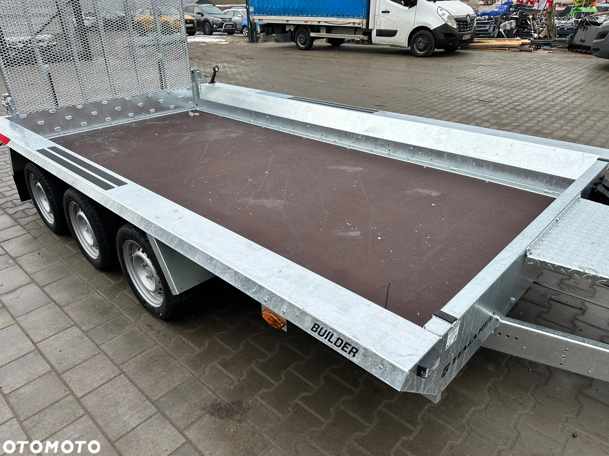 Przyczepa Laweta pod mini-koparkę Temared Builder 4018 - 2 lub 3 osiowa - 5