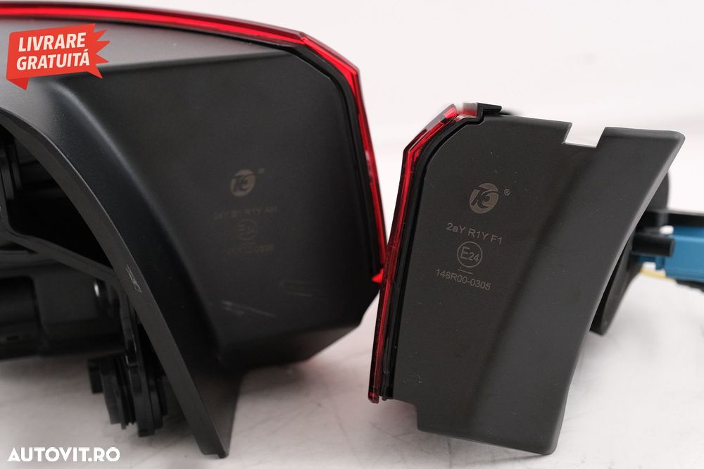 Stopuri Full LED VW Golf VIII Hatchback Mk8 MQB (2020-Up) cu Semnal Dinamic Secven- livrare gratuita - 20