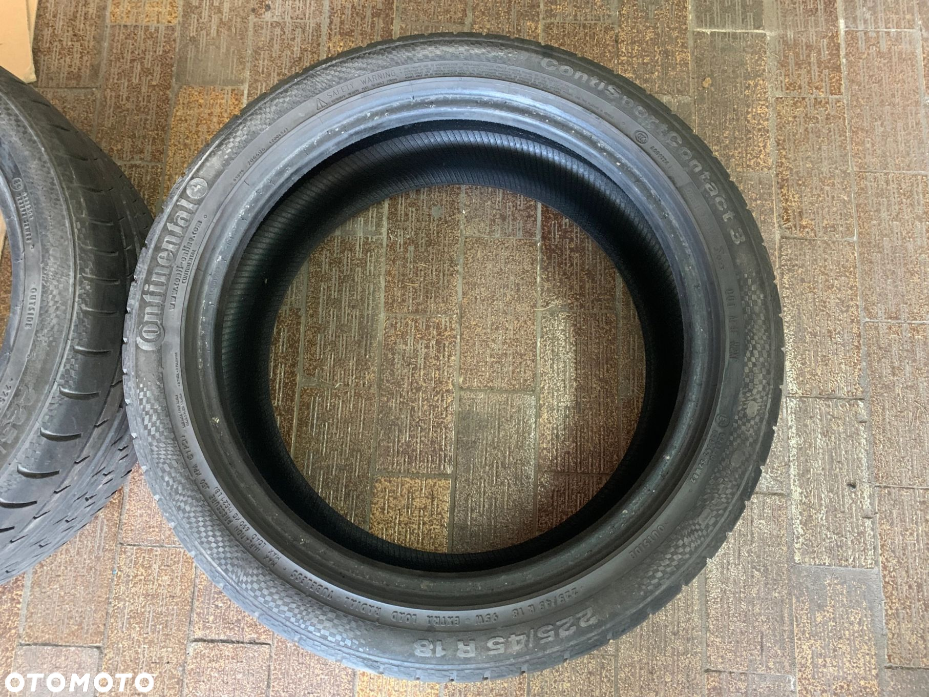 OPONY LETNIE CONTINENTAL CONTISPORTCONTACT 3 225/45R18 95W 2 SZTUKI - 7