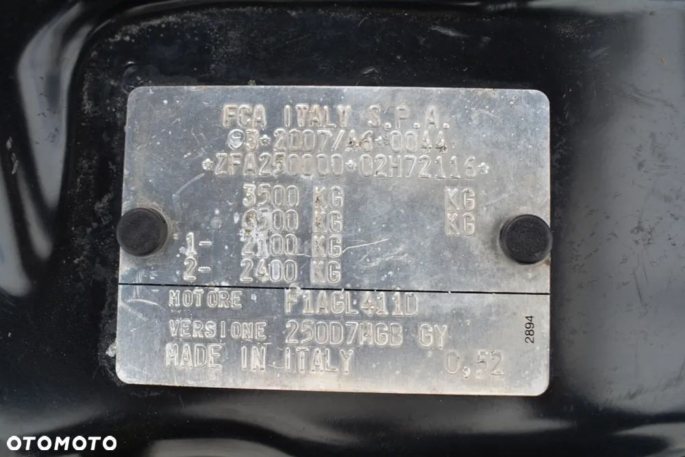 Fiat DUCATO 2.3 MultiJet DOKA niski przebieg - 35