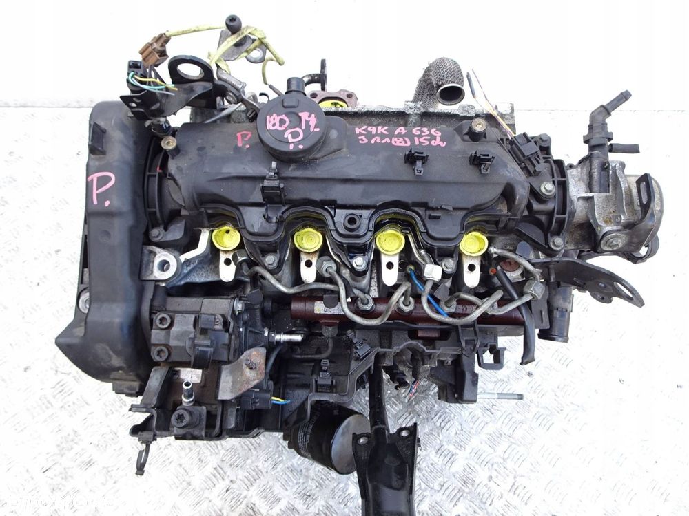 silnik 1.5 dci nissan qashqai j11 kadjar k9ka636 - 8