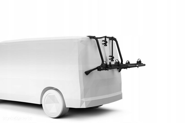 VW T6  Uchwyt rowerowy Thule WanderWay 2 na tylną klapę do 2 rowerów czarny - 10