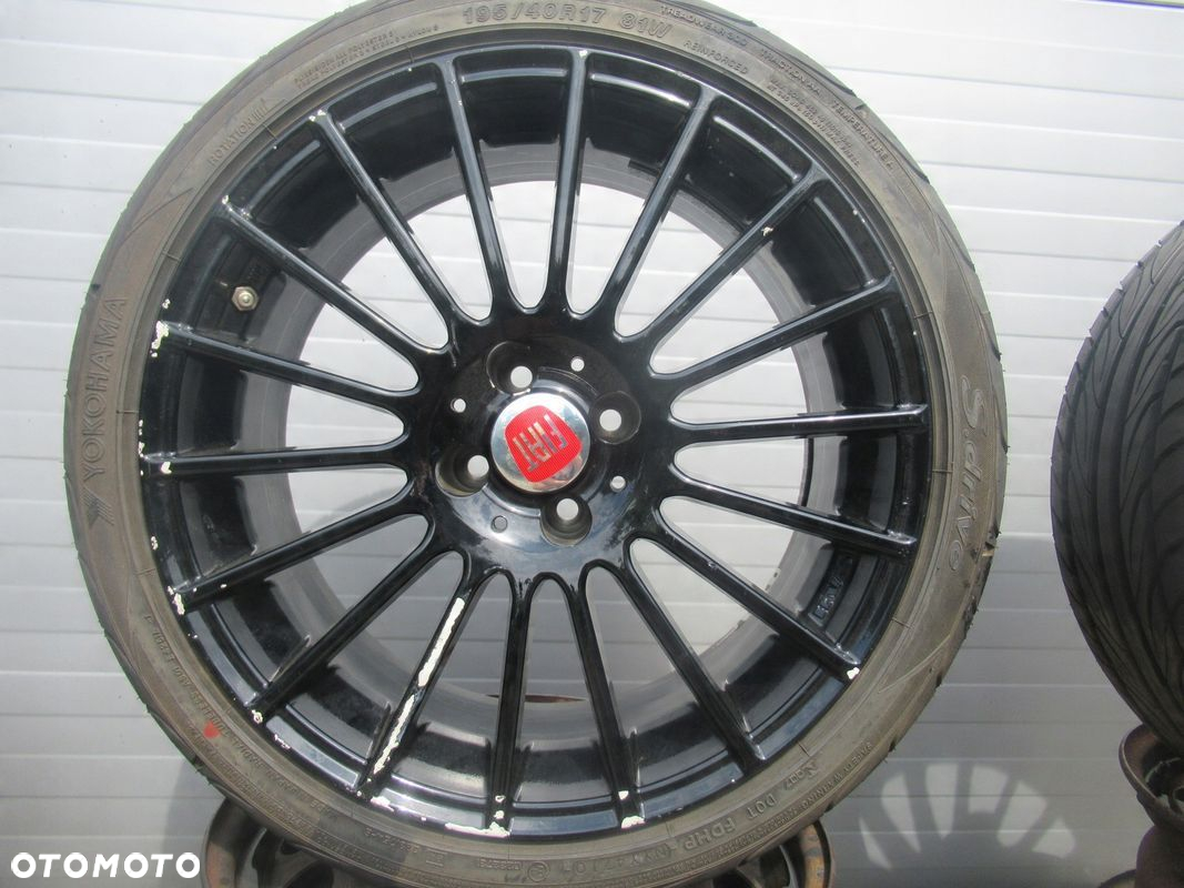 ALU+OPONY LATO R17 FIAT 500,ABARTH 4x98 195/40R17+215/35R17 7J/8J - 5