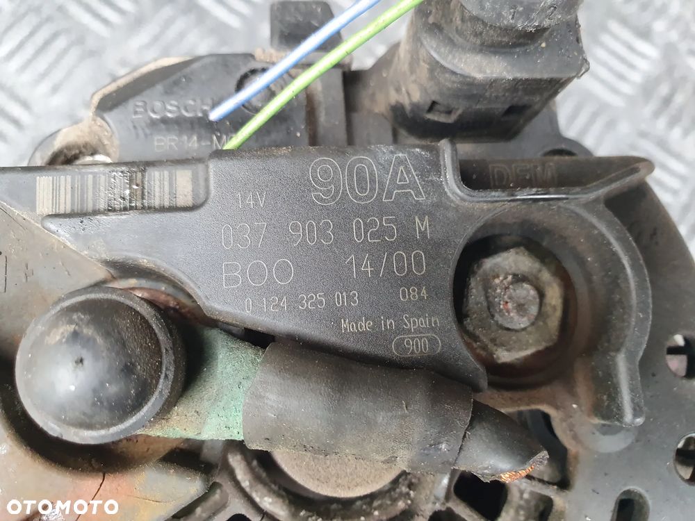 VW AUDI SEAT SKODA 1.4 1.6 ALTERNATOR 028903028D 90A BOSCH ORYGINAŁ - 3