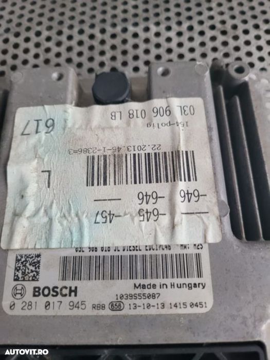 Calculator Motor Ecu Audi A6 4G C7 2.0 Tdi An 2012-2018 Cod 03L906018LB - 4