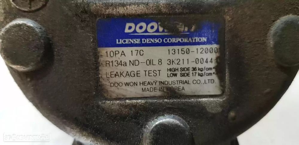 COMPRESSOR AR CONDICIONADO KIA CARNIVAL II 2014 -1315012000 - 1
