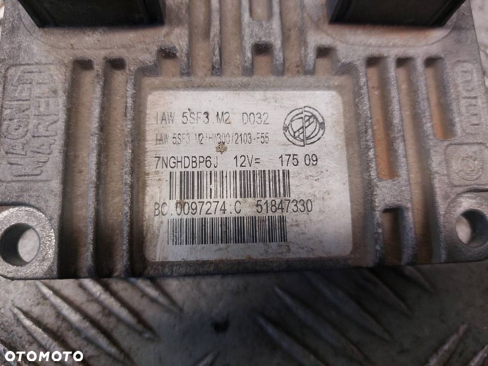 ZESTAW STARTOWY FIAT GRANDE PUNTO I 1.4 8V 51847330 00518263170 01098401 - 2