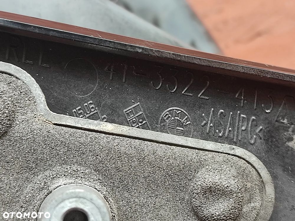 BMW E46 COUPE / CABRIO ORYGINALNE LEWE LUSTERKO ZEWNĘTRZNE WERSJA UK 5PIN + 4 PIN NA KOSTKĘ O NR. 41 3 322 413 OEM - 16