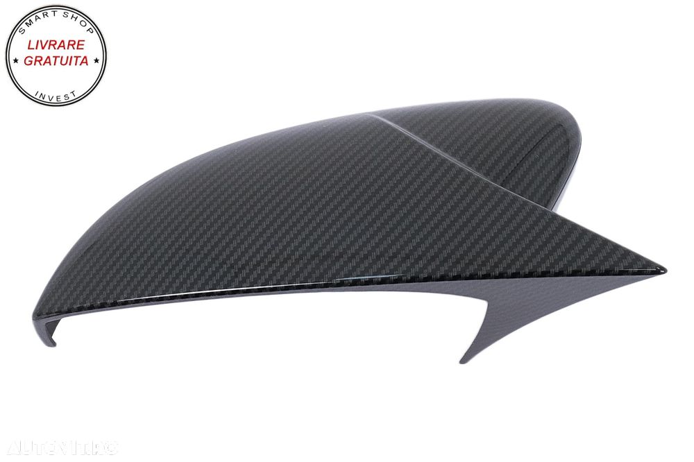 Capace Oglinzi VW Polo 6R 6C MK5 (2009-2017) Up! Hatchback (09.2016-2019) Carbon L- livrare gratuita - 3
