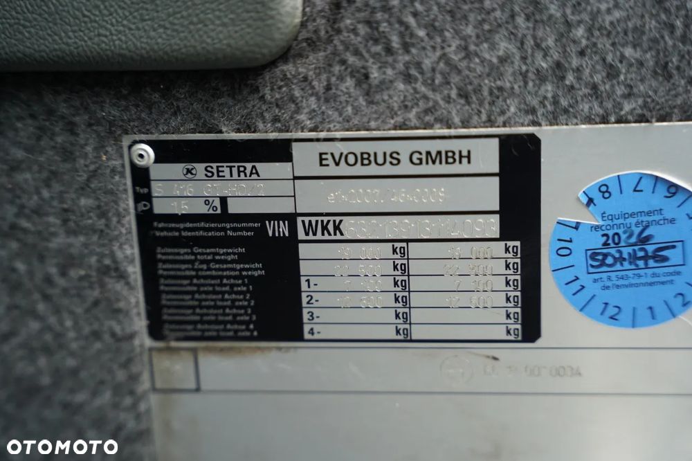 Setra 416 GT-HD / EURO 5 / EEV / SPROWADZONY Z FRANCJI / - 37