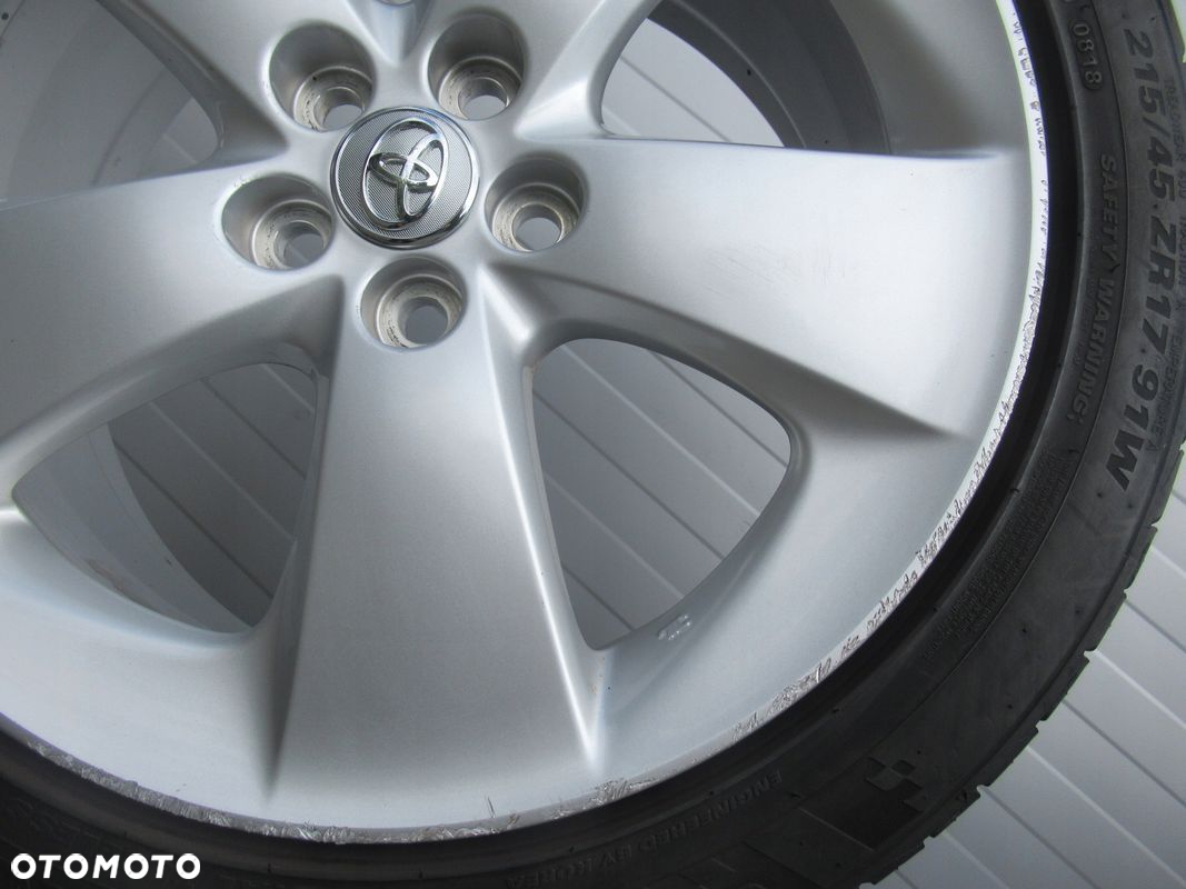 ALU+OPONY LATO R17 TOYOTA URBAN,PRIUS,AVENSIS II 5x100 - 7