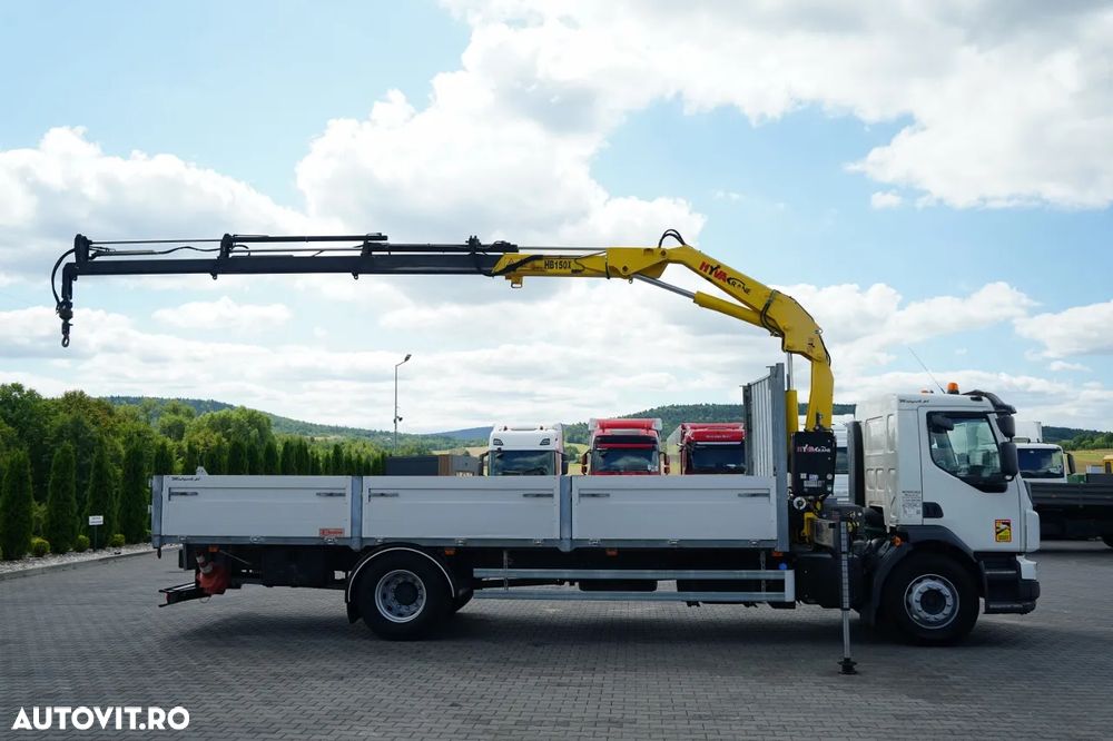 Volvo FL 280 / 4x2 / LIVRARE - 7,2 M / MACARA HDS HYVA HB 150- 10 M / CAPACITATE MAXIMĂ DE RIDICARE 5.200 KG / ROTATOARE / TELECOMANDĂ / CAMERĂ / EURO 6 - 6