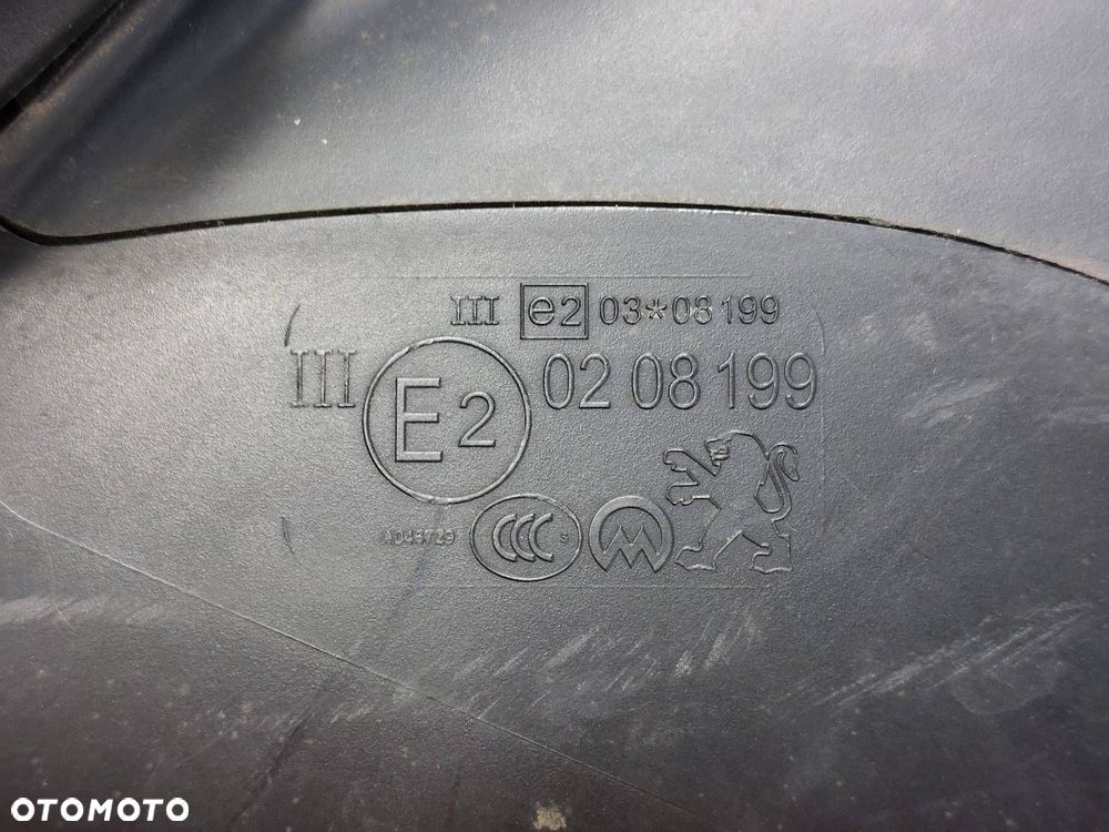 LUSTERKO PRAWE ELEKTRYCZNE PEUGEOT 3008 I KTGA 8 PIN (6 PIN +2 PIN) EU - 5