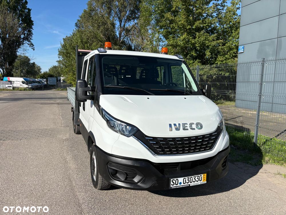 Iveco Daily 35S180, 3.0 180KM, Wywrotka, Doka 7os., HiMatic, LED, Zadbane - 12