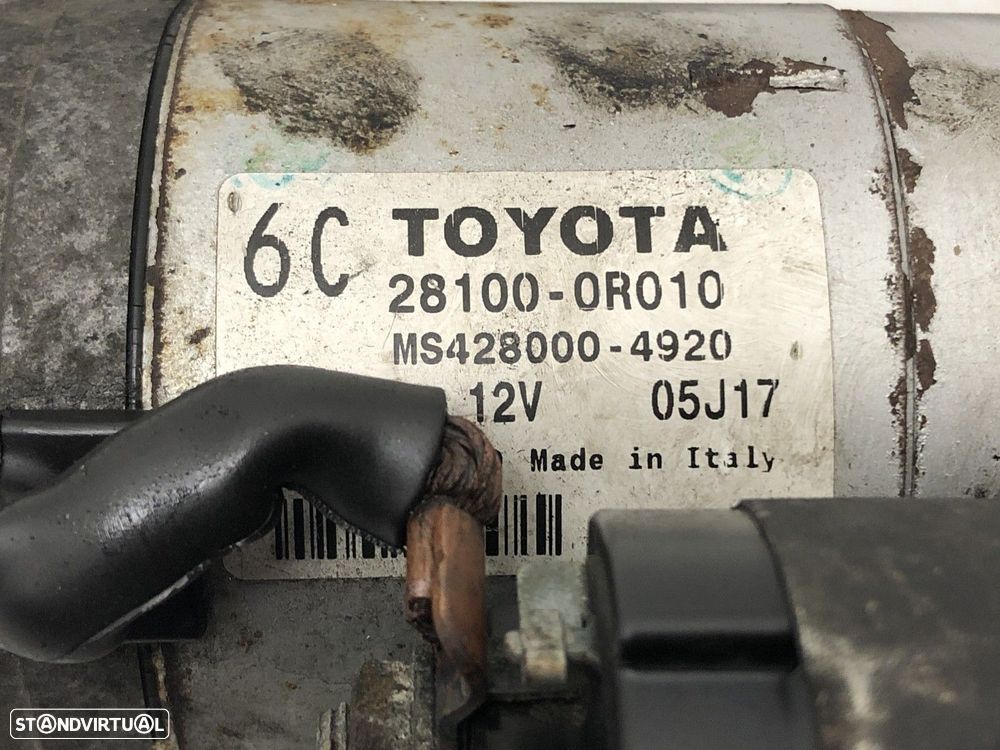 Motor de arranque TOYOTA RAV 4 III (A3) 2.2 D 4WD REF. 281000R010 MOTOR 2AD 1AD-... - 6