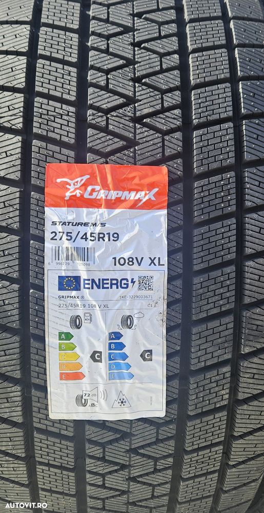 275/45 R19, 108V XL , GRIPMAX Stature M/S, Anvelope iarna M+S - 3