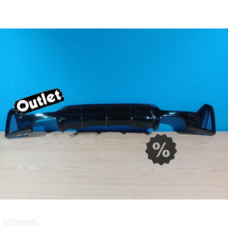 C020023C1 DIFUSOR BMW F32 F33 F36 13-20 LOOK M PERFORMANCE PRETO BRILHANTE - 6