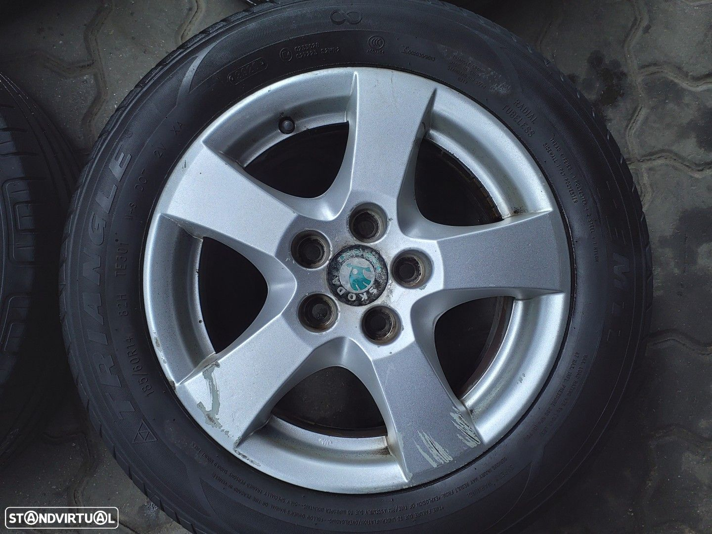 Jantes SKODA FABIA R14 furação 5x100 - 4