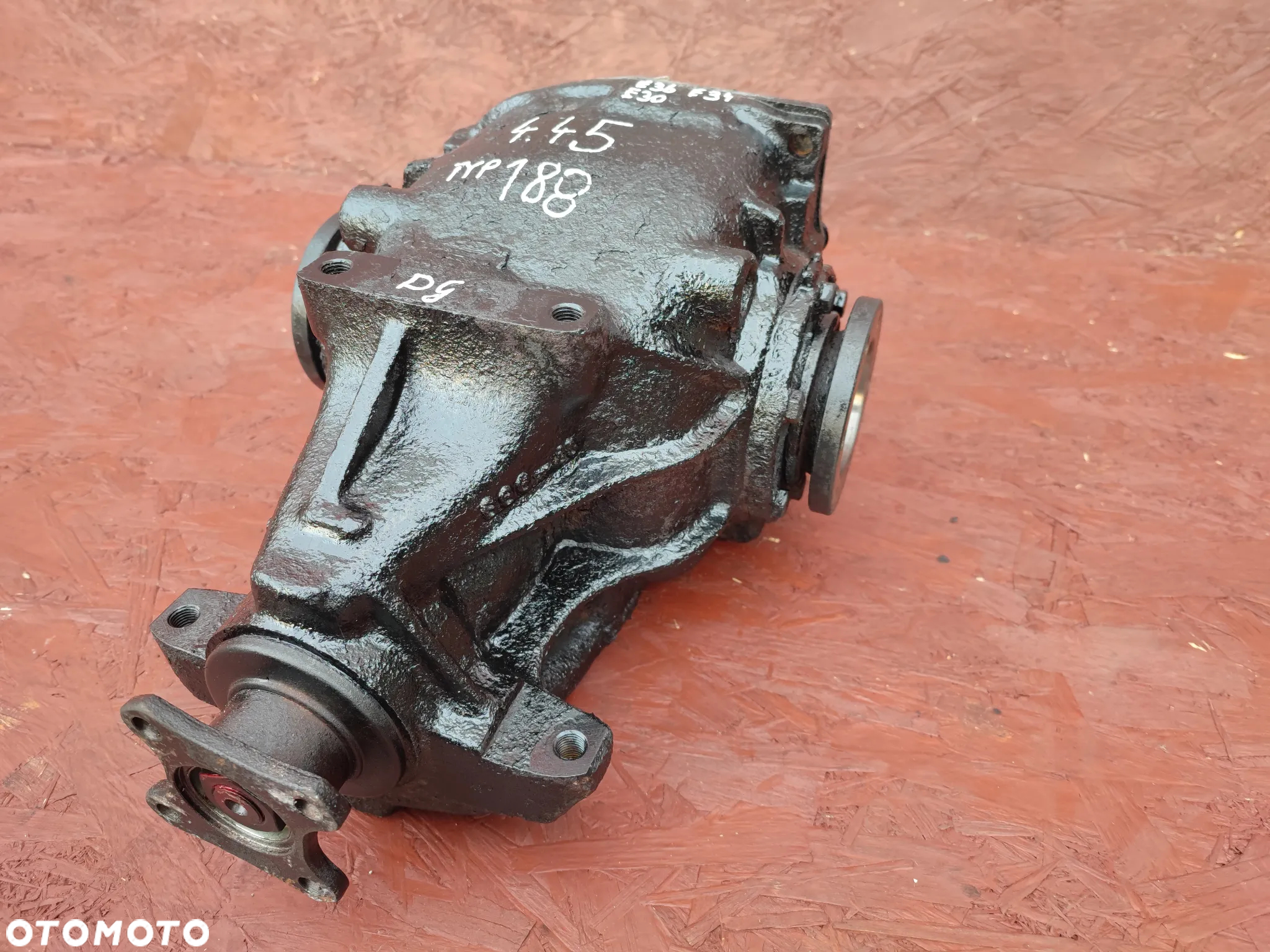 BMW E34 / E36 < COMPACT >  / E30 / E28 / Z3  ORYGINALNY DYFERENCJAŁ / DYFER DUŻA GŁOWA TYP 188 PRZEŁOŻENIE 4.45 OTWARTY O NR. 1 214 249 / 1 212 482 / 1 212 879 OEM - 2