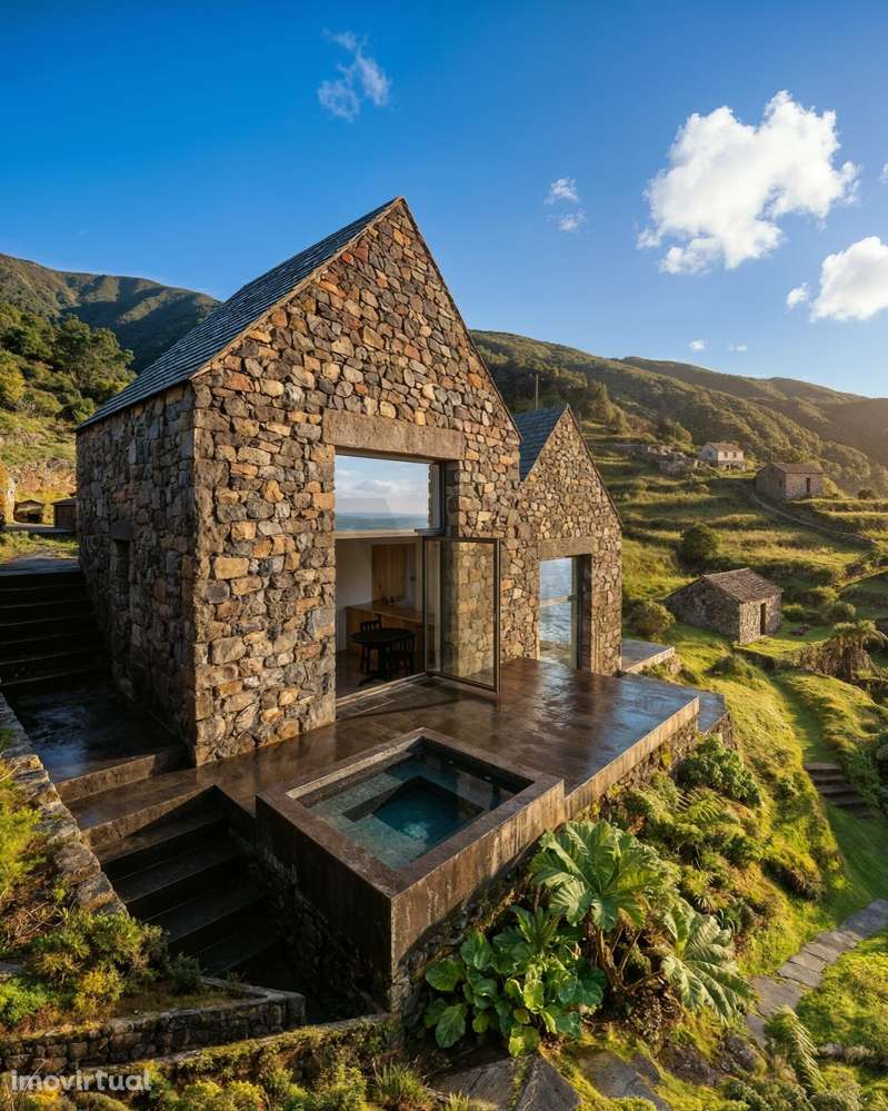 Terreno com Projeto Aprovado – Vista Mar e Montanha no Estreito da Cal - Grande imagem: 2/27