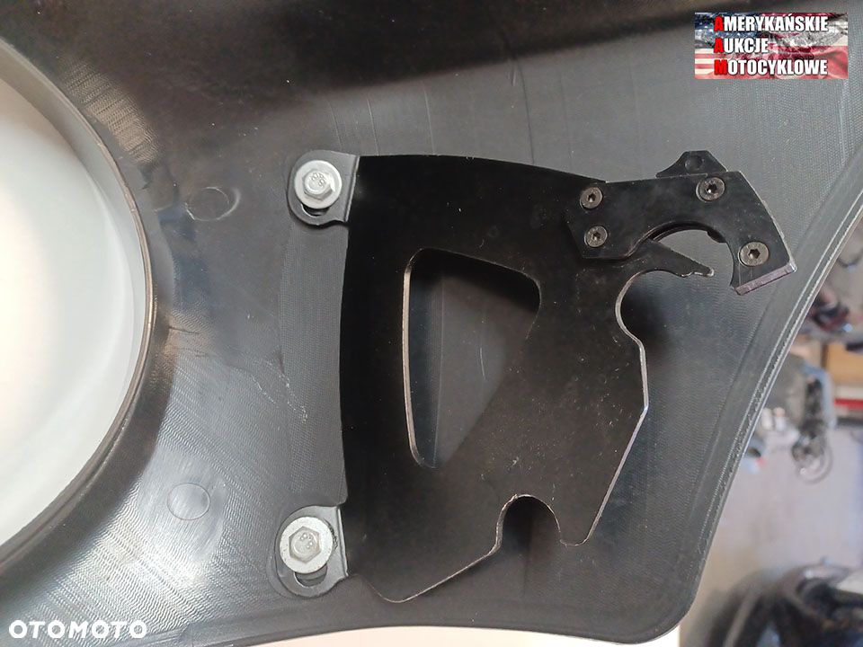 Owiewka, czarna, wysoka dla Harley Davidson Dyna Street Bob FXDB Low Rider FXDL - 7