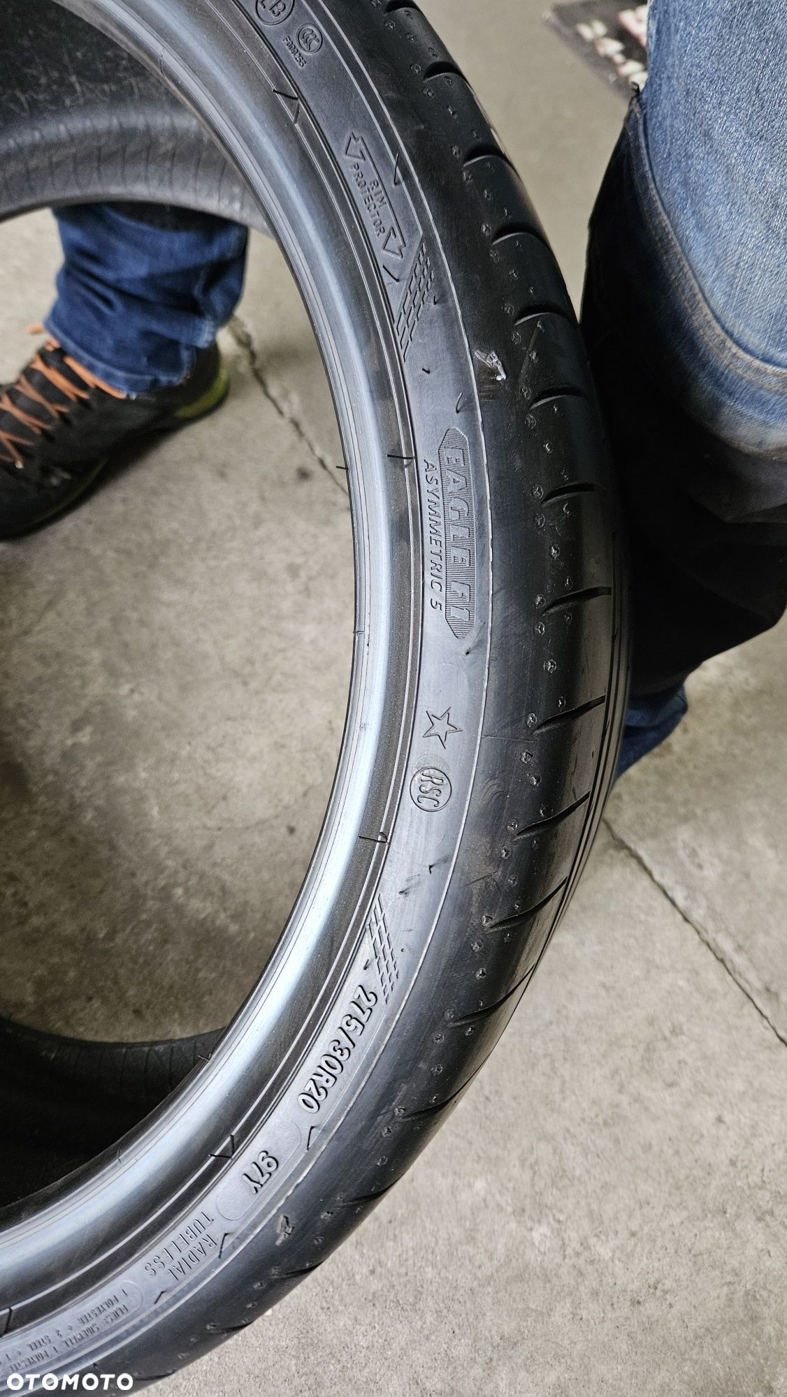 opona używana 275/30R20 Goodyear EAGLE F1 asymetric 5 RSC RUNFLAT - 6
