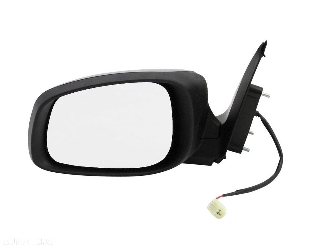 Oglinda exterioara Suzuki Swift (Sg), 03.2005-09.2010, stanga/dreapta, culoare sticla crom, sticla convexa, cu carcasa neagra grunduita, cu incalzire, ajustare electrica, 8470262J20ZCE; 8470263JA0ZXX - 2