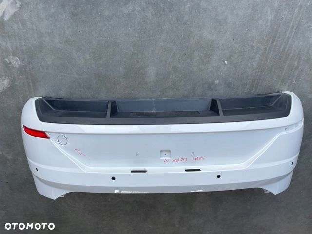 SEAT LEON III 3 5F0807421 ZDERZAK TYLNY TYŁ 4 PDC - 3