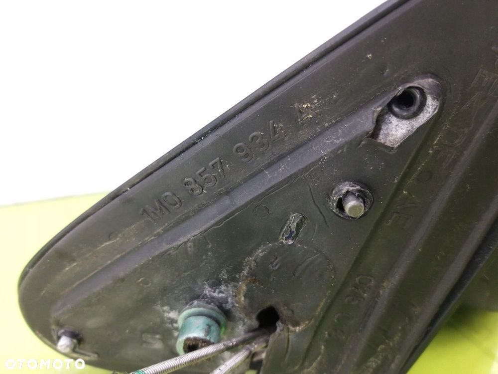 Lusterko prawe manualne Seat Leon I 1999-2005 LS5S 1M0857934A ORYGINAŁ - 5
