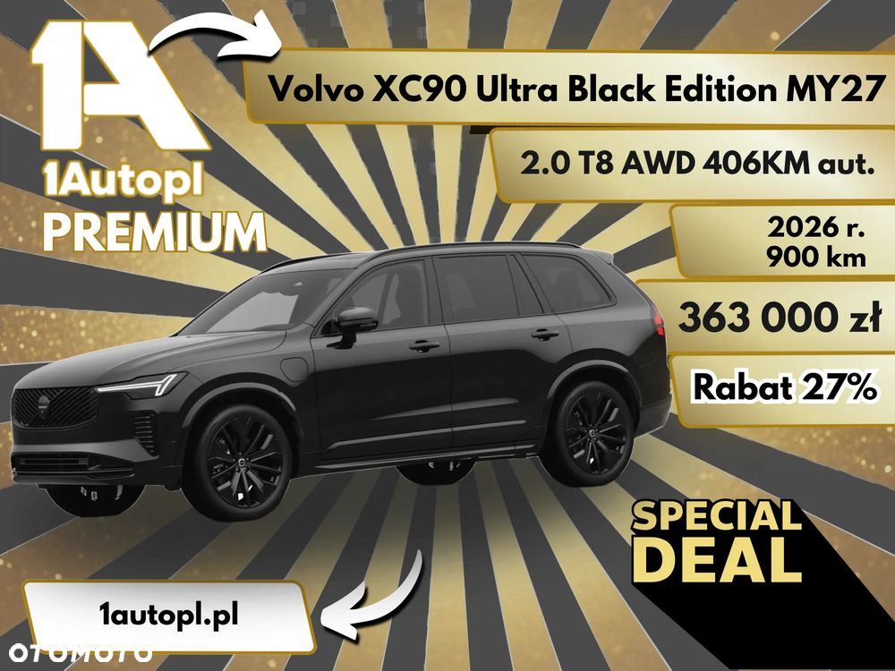 Volvo XC 90 T8 AWD Plug-In Hybrid Ultra Black Edition 7os - 1