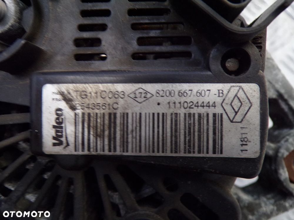 ALTERNATOR RENAULT DACIA DUSTER I 1.6B 8200667607B - 3