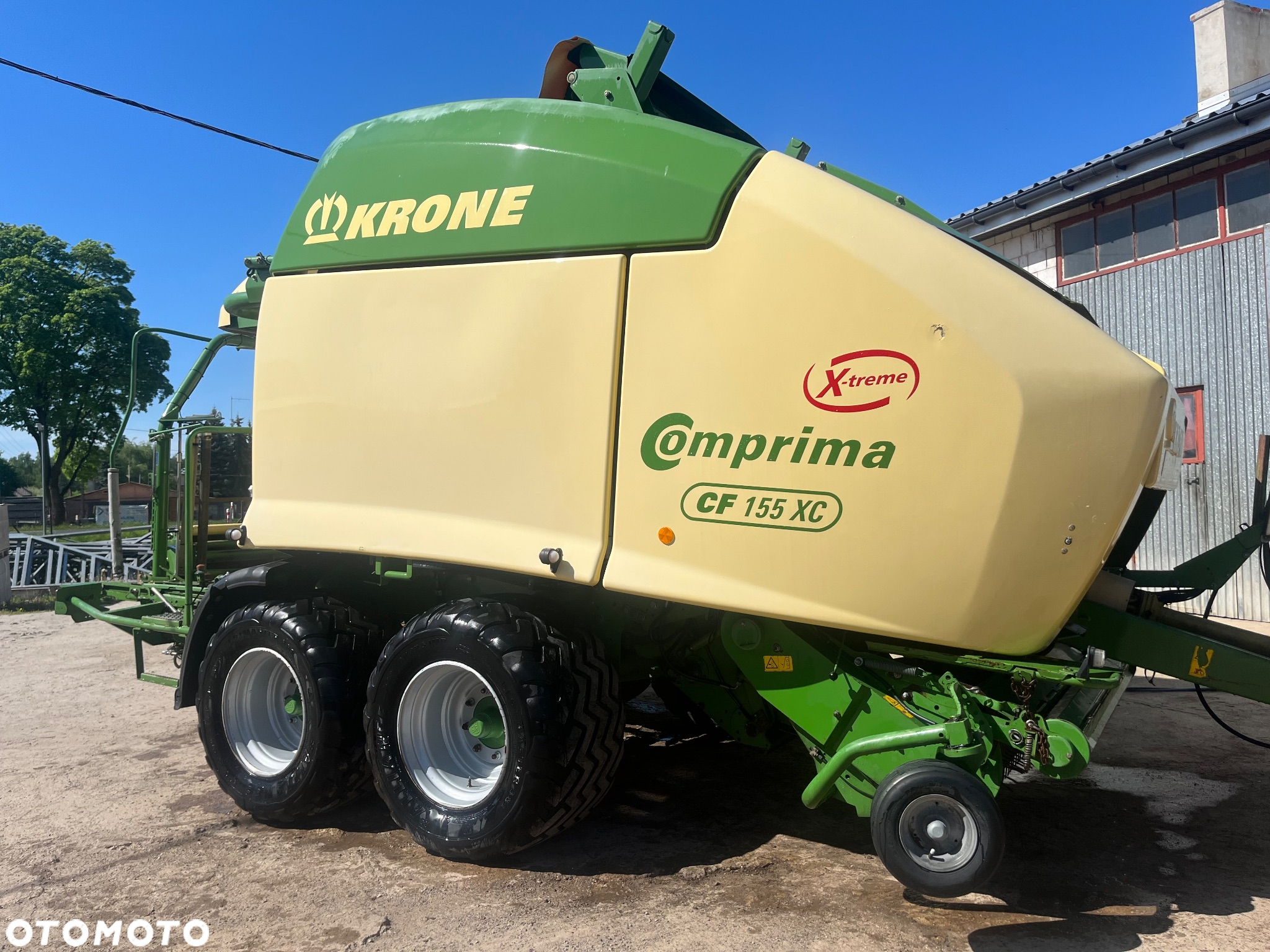 Krone Cf 155 combi xtreme fabrycznie mocniejsza prasa na długie prace w polu - 10
