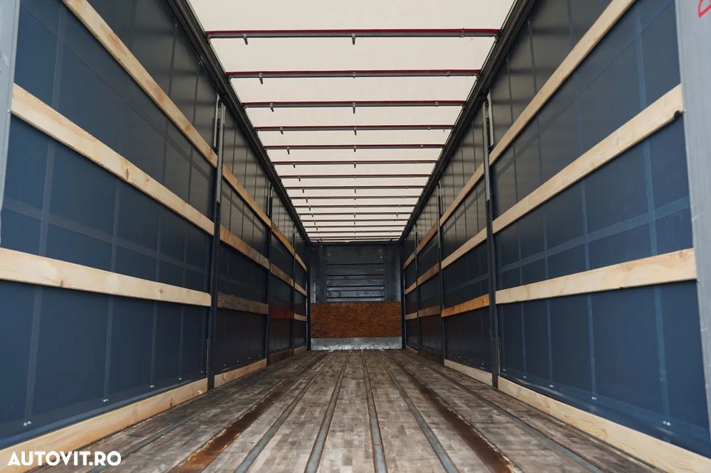 Fruehauf CORTINĂ / STANDARD / LIFT 2.000 kg / PODEA PUTERNICĂ CU BAIE / CONTENIER PENTRU PALEȚI - 22