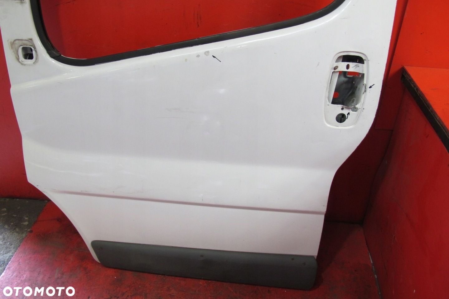 RENAULT TRAFIC 2 II VIVARO I B PRIMASTAR BIAŁE DRZWI PRZÓD LEWE 2001-2014 - 3