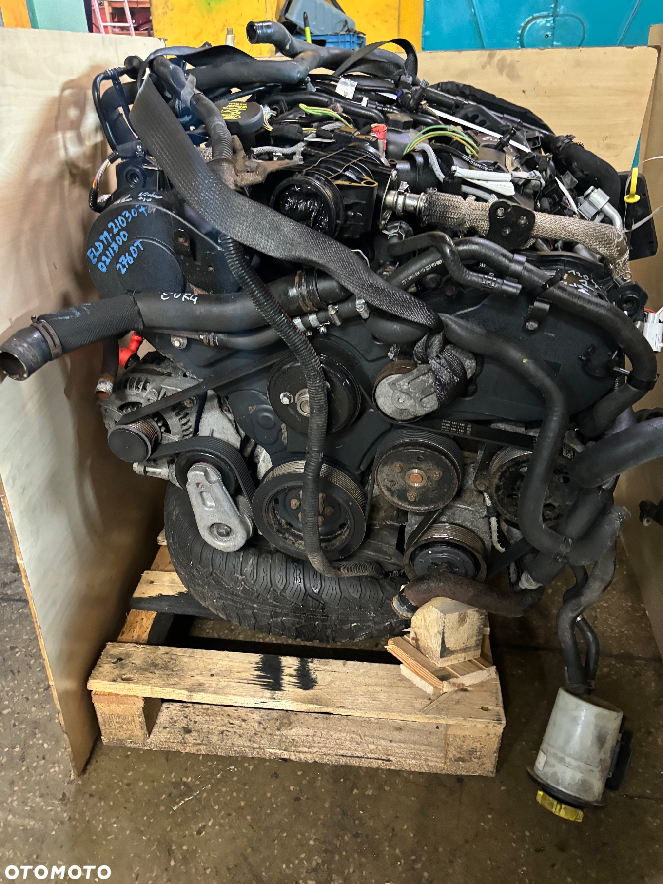 Silnik kompletny 2.7 Land Rover Range 276 dt 276dt  filmik 120 tys mil euro 4 - 2