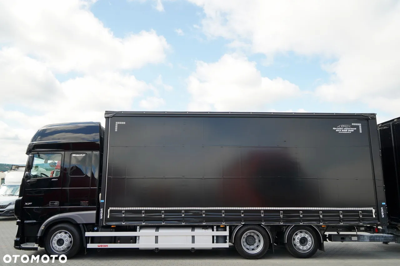DAF XF 480 / KLIMATYZACJA POSTOJOWA /  ZESTAW TANDEM / 120 M3 / PRZEJAZDOWY / Wecon / 2019 / PO KONTRAKCIE SERWISOWYM - 10