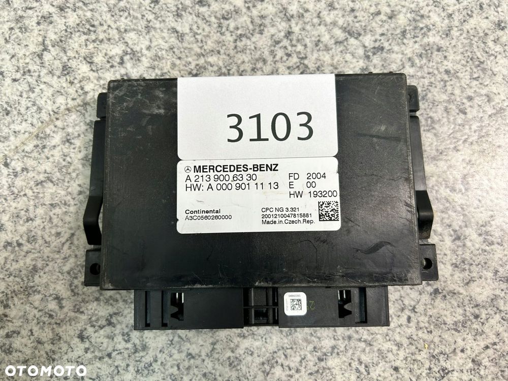 MERCEDES MODUŁ STEROWNIK SKRZYNI A2139006330 2139006330 - 1