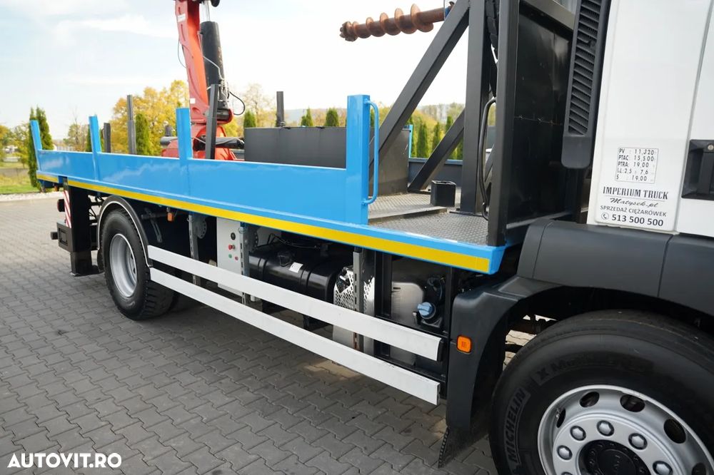 MAN TGM 15 .290 / HDS HC 190 + FORAJ / INSTRUMENT DE FORAJ / RADIOCOMANDĂ / EURO 6 / MANUALĂ / 2019 - 19