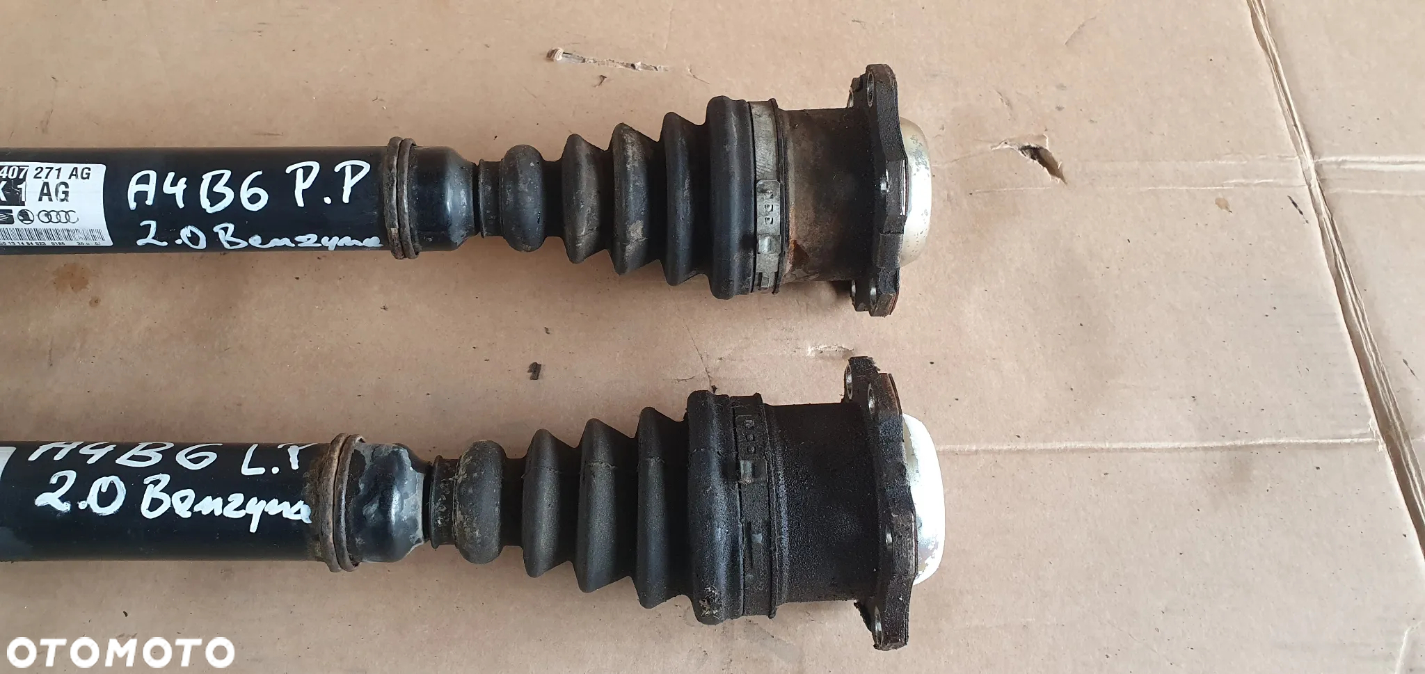 Półoś prawy lewy przód przednia prawa lewa Audi A4 B6 Automat 2.0 8E0407271AG - 4