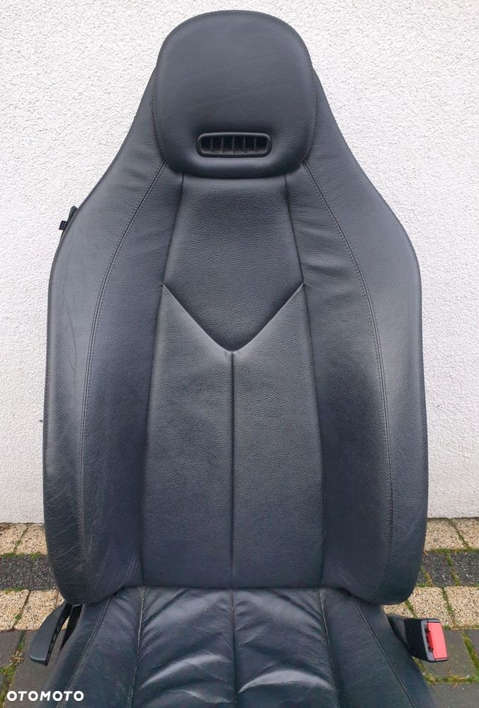 mercedes slk r171 fotel prawy przÓd przedni skÓra grzana szyja oryg - 6