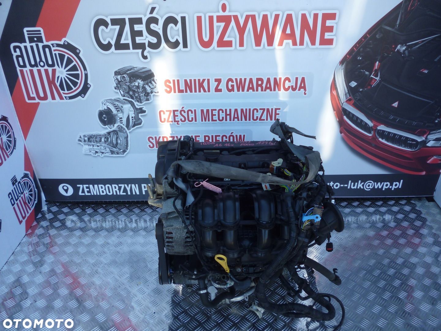 SILNIK FORD FOCUS 1.6 16V IQDA 129 TYS - 1