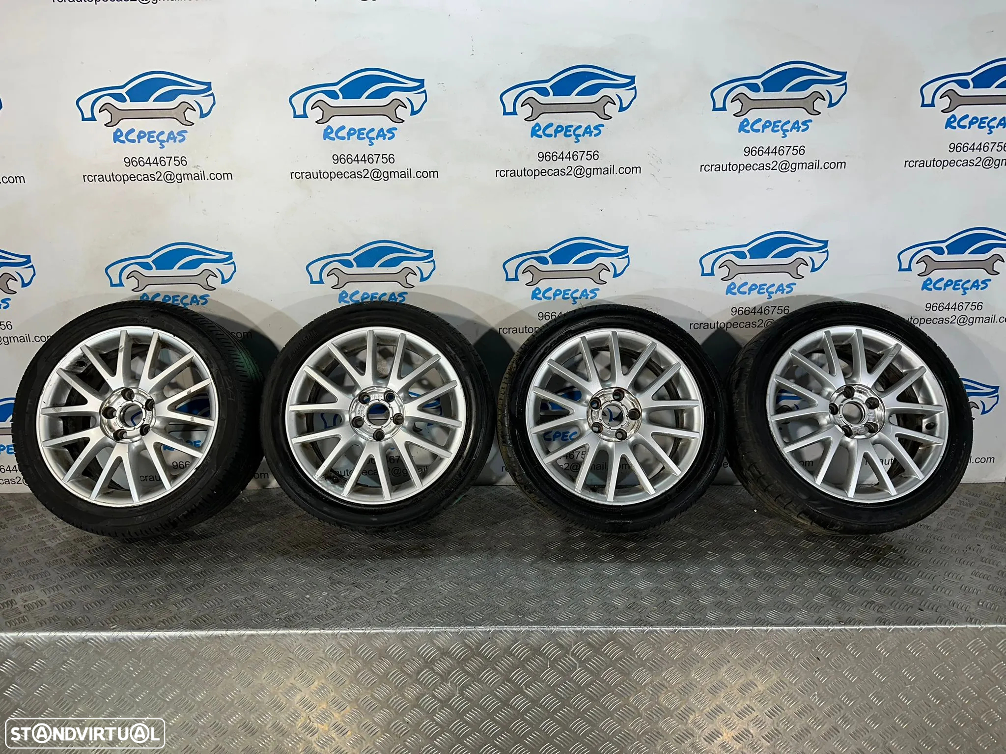 Conjunto Jantes 17 Originais VW Volkswagen Golf Jetta GT 7J ET54 5x112 1K0601025AN - 2