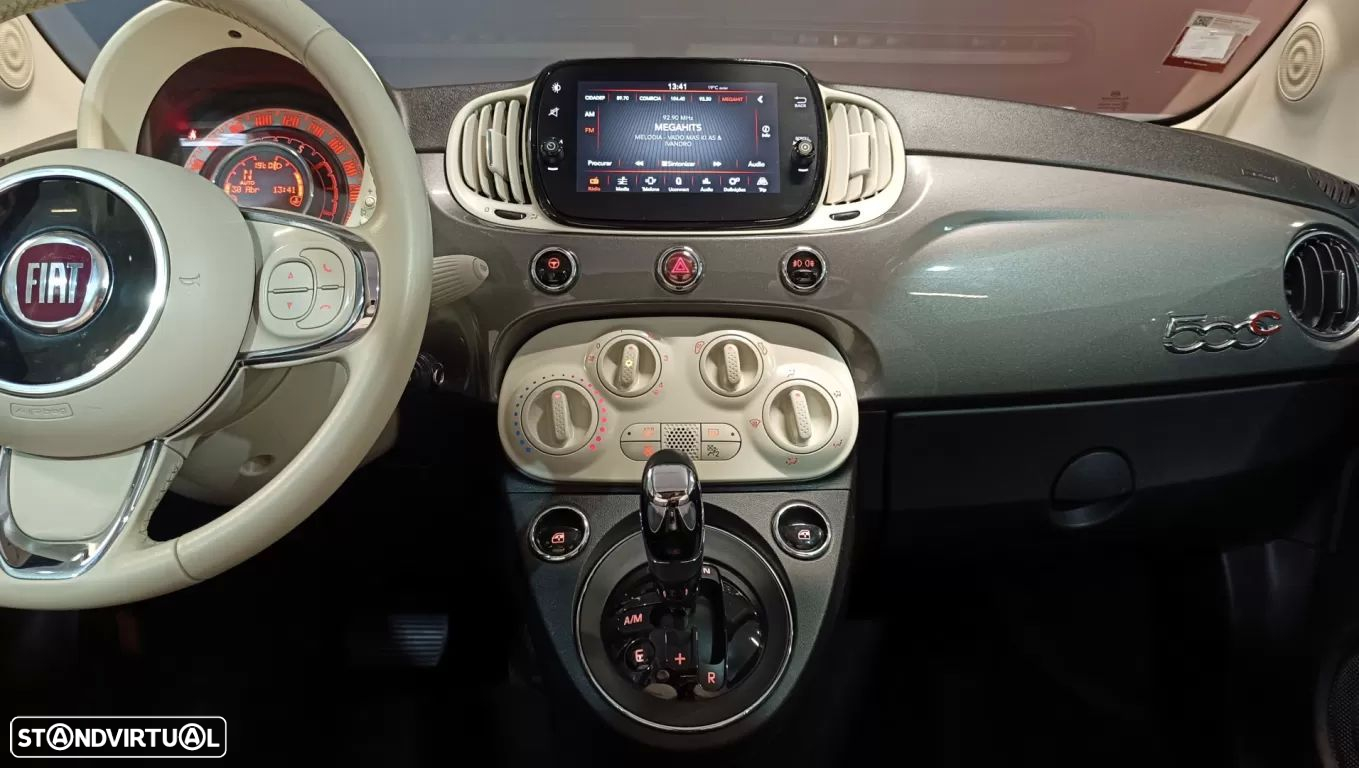 Fiat 500C 1.2 Lounge Dualogic - 11