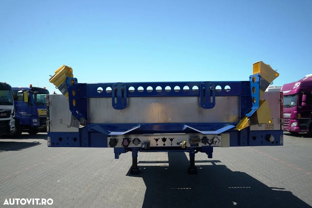 Faymonville REMORCĂ JOSĂ FAYMONVILLE / STZ-5AX / EXTENSIBILĂ / 5 AXE / MTA: 68 TONE / AXE DE DIRECȚIE / SUPORT / 19,1 M / SAF - 9