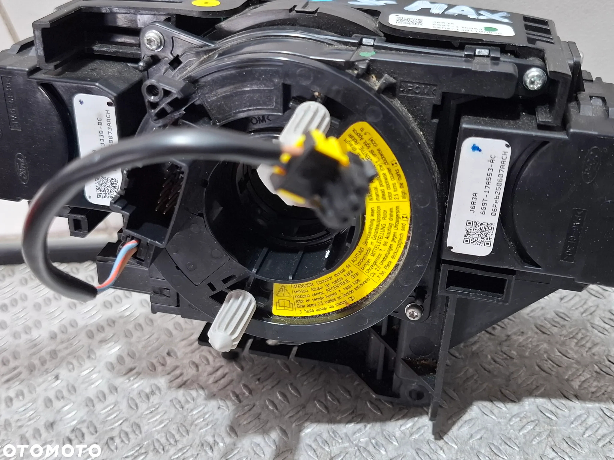 Przełącznik zespolony Taśma zwijak Ford S - MAX MK1 2006 rok nr 6G9T13N064 - 2