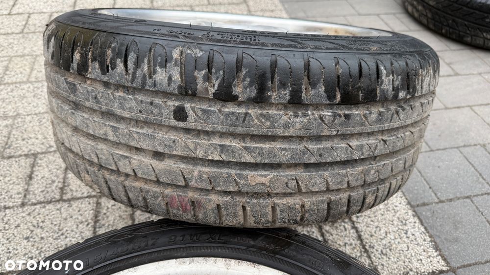 Koła r17 215/45 5x100 ET35 VW Seat skoda audi rant alufelgi - 6